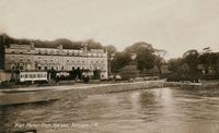 Picture of Pier Hotel- Seaview- from the sea c1901